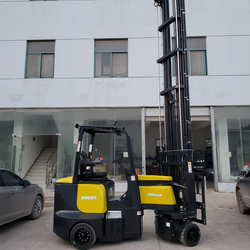 New delivery of Nalift narrow aisle forklifts 3000kg 12.4m.